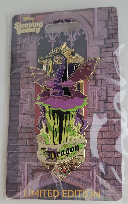 WDI Disney Pin - Sleeping Beauty 65th Anniversary - Maleficent as Dragon LE 300