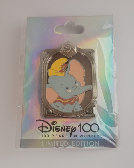 DEC Disney Pin - Celebrating 100 Years of Wonder - Dumbo and Timothy Mouse LE 400