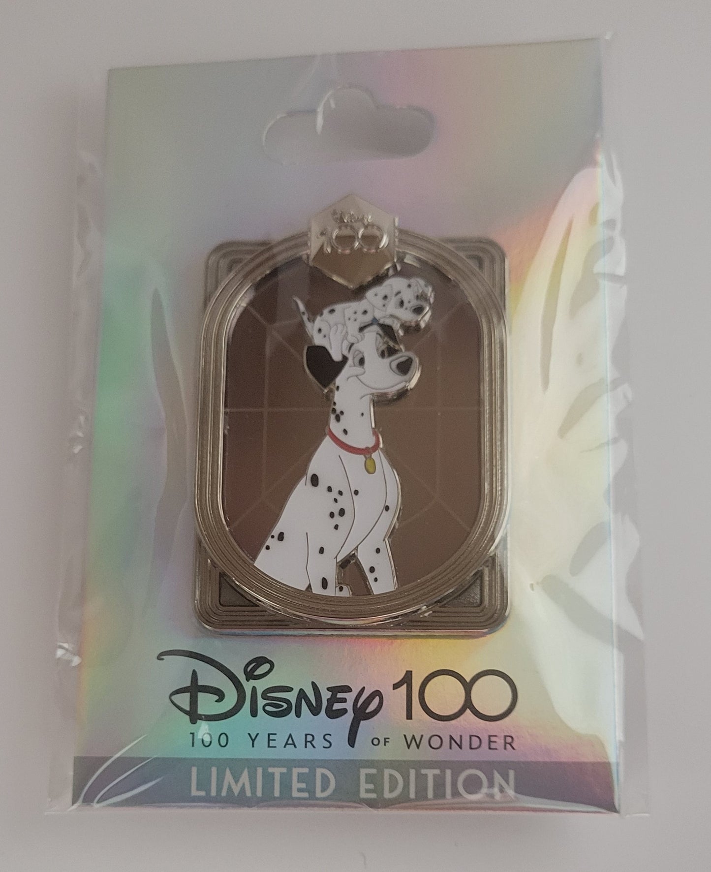 DEC Disney Pin - Celebrating 100 Years of Wonder - Pongo and Cadpig from 101 Dalmatians LE 400