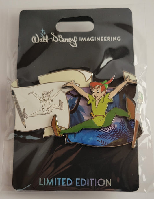 WDI Disney Pin - Off the Page - Peter Pan LE 300