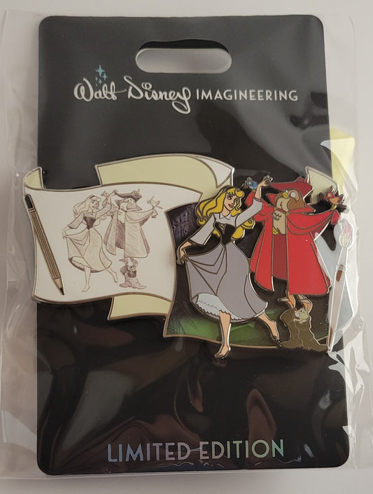 WDI Disney Pin - Off the Page - Aurora (Briar Rose) from Sleeping Beauty LE 300