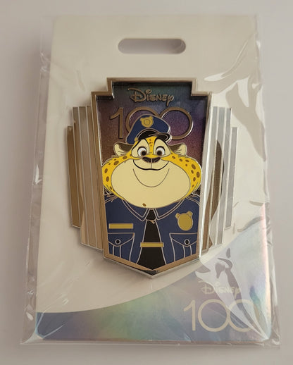 WDI Disney Pin Destination D23 - 100 Years - Clawhauser from Zootopia LE 300