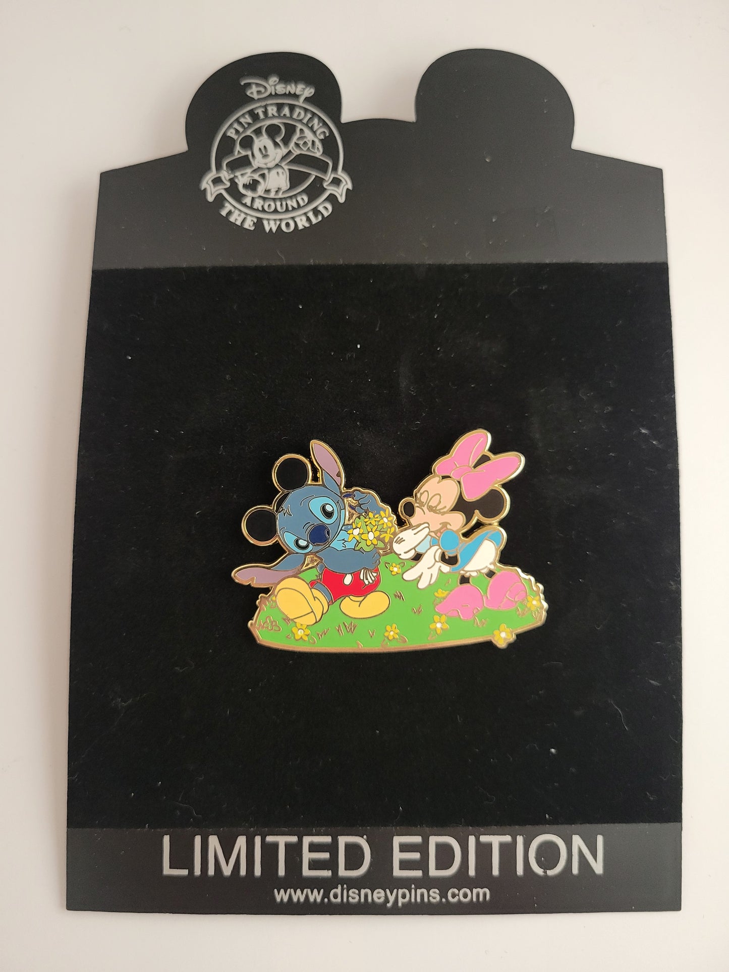 Disney Shopping Pin - Foolin' Around - Stitch as Mickey with Minnie LE 250