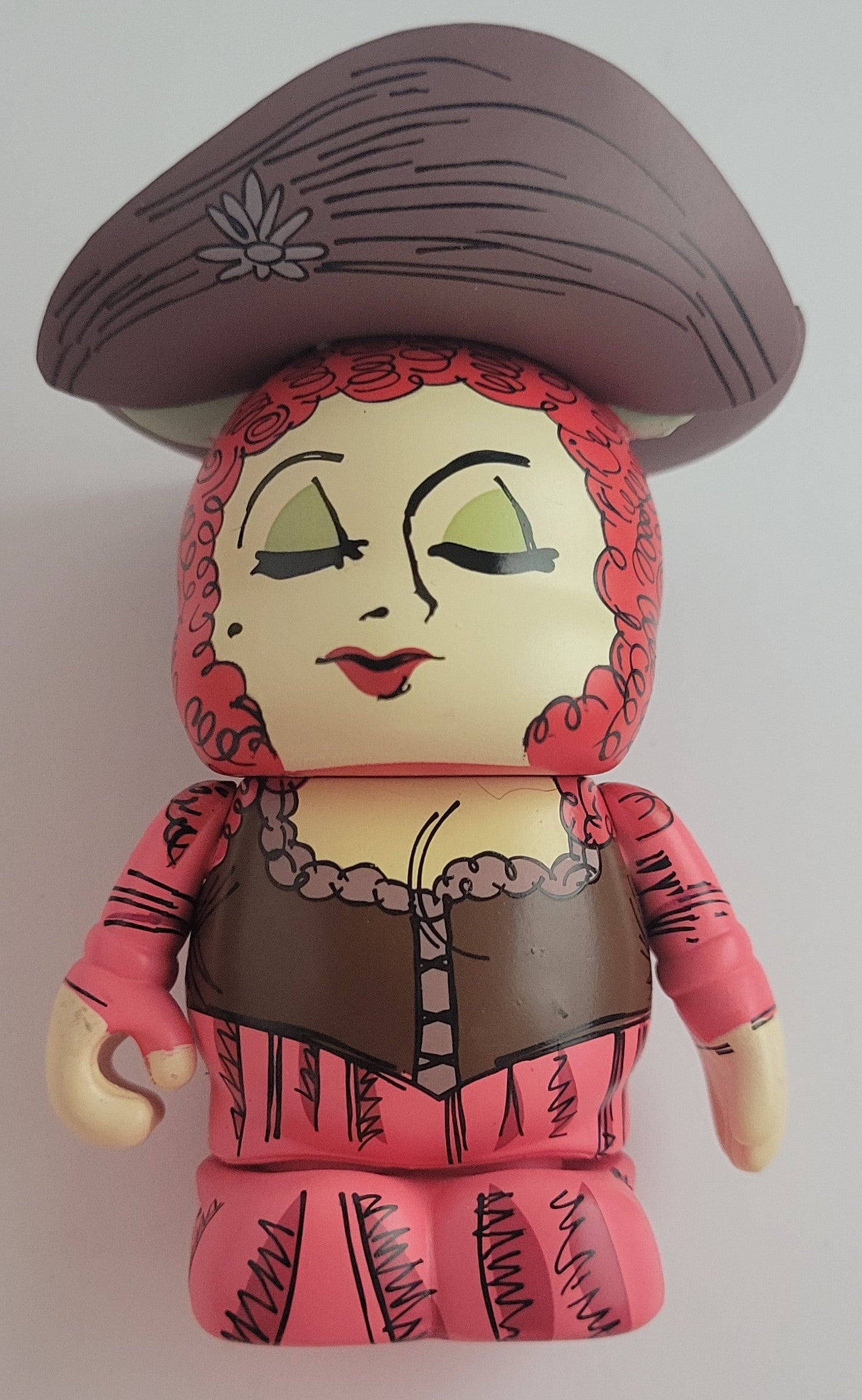 Disney Vinylmation Eachez 3" D23 Expo Pirates of the Caribbean 50th Anniversary - Redhead LE 2250