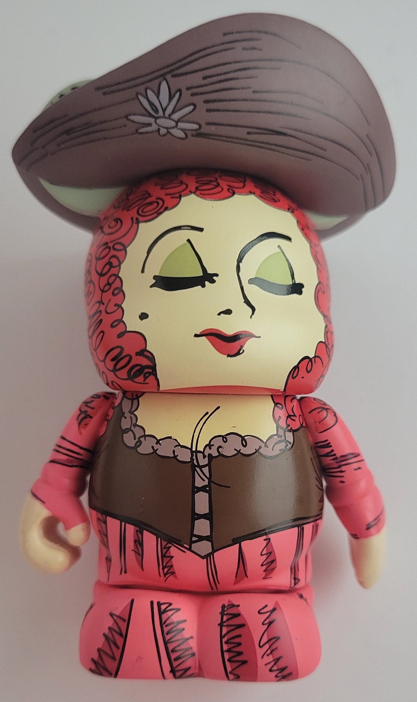 Disney Vinylmation Eachez 3" D23 Expo Pirates of the Caribbean 50th Anniversary - Redhead LE 2250